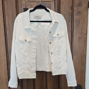 Liverpool Jeans Company White Jean Jacket Classic Design